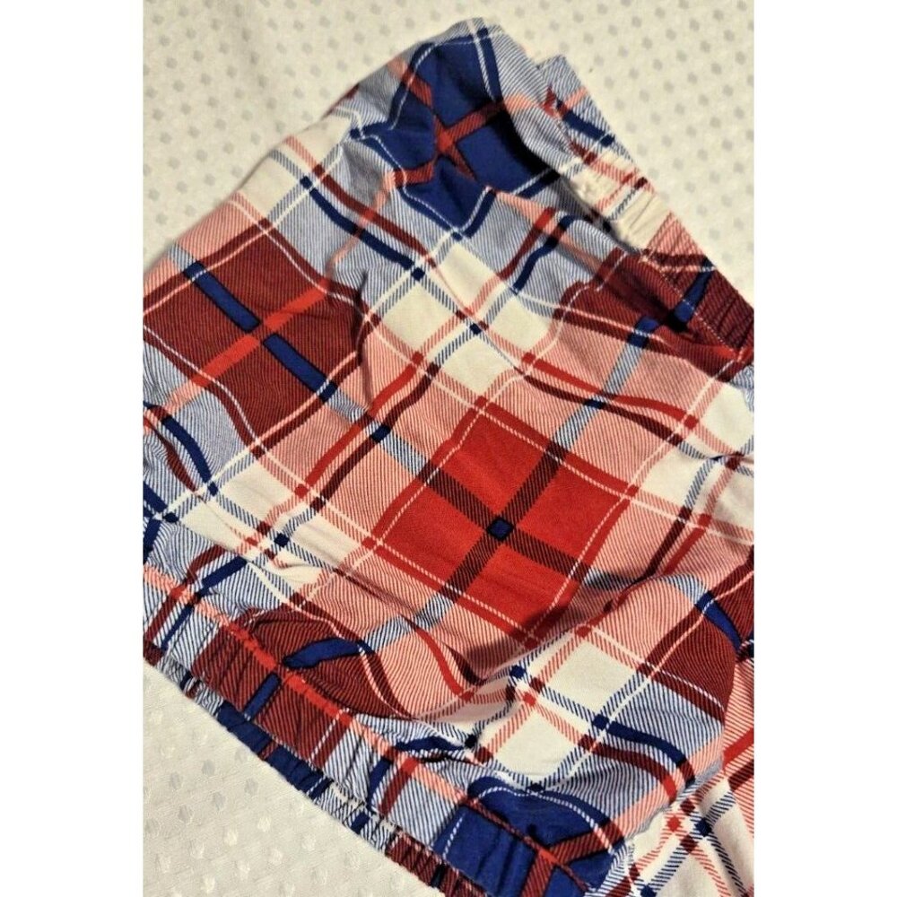 Torrid Puff Sleeve Tiered Challis Plaid Red White & Blue Prairie Maxi Dress 1X - Picture 15 of 16